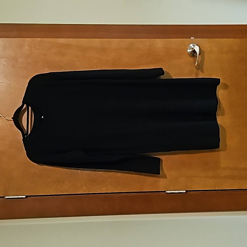 Gap Black Midi Sweater Dress Size Small Petite NWT